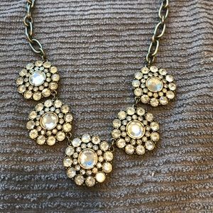 J Crew rhinestone necklace